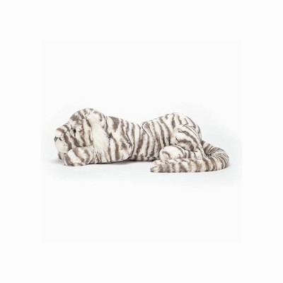 Jellycat Sacha Snow Tiger Australia | 901825BPO